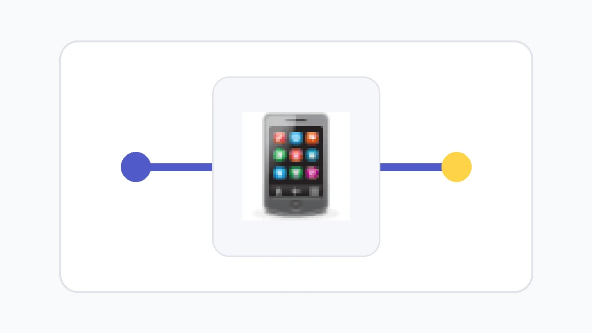 Animated mobile phone emoji